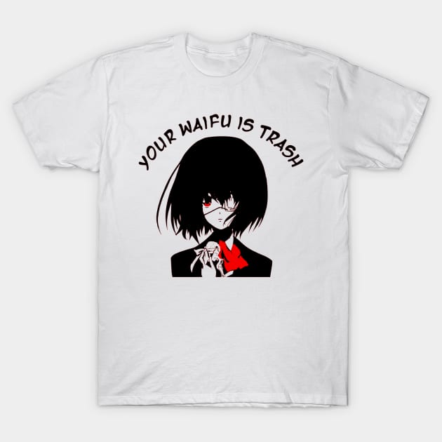 Misaki Mei Waifu T-Shirt by OtakuPapercraft